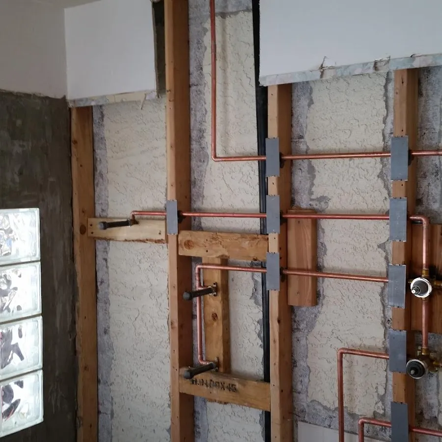 Copper pipe installation for Repiping in La Palma