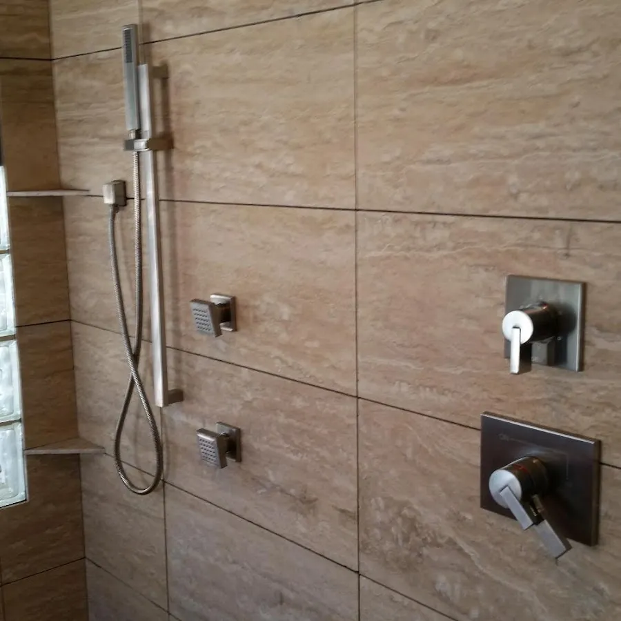 Shower fixture installation for Water Heater Replacement in La Palma